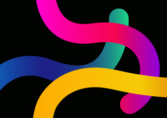 抽象的なグラデーション線