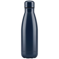 Modern dark blue vacuum insulated water bottle for active lifestyle