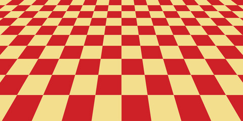 chess board pattern gold and red. seamless geometric pattern with triangles, red diamond checkerboard repeat pattern, replete image, design for fabric printing