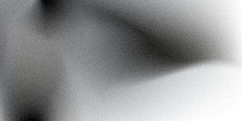 Black dark gray silver white wave abstract background for design. Light wave, wavy line. Ombre gradient.