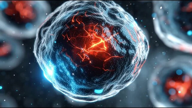 Hydration support electrolytes minerals health. Hydration therapy recover. Nutrition performance. Sports drink energy. Colorful depiction of cells with vibrant energy patterns.