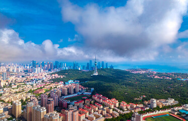 Qingdao TV Tower Urban Environment, Shandong Province, China