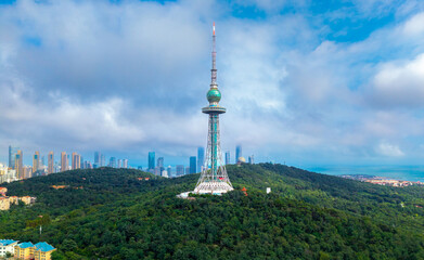 Qingdao TV Tower Urban Environment, Shandong Province, China