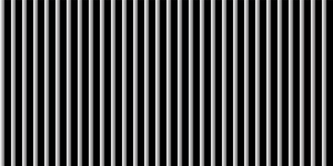 Black vertical stripes on halftone white background. Geometric pattern for wallpaper design.
