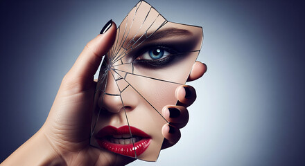 Fractured Persona: A Memory Held in a Cracked Mirror