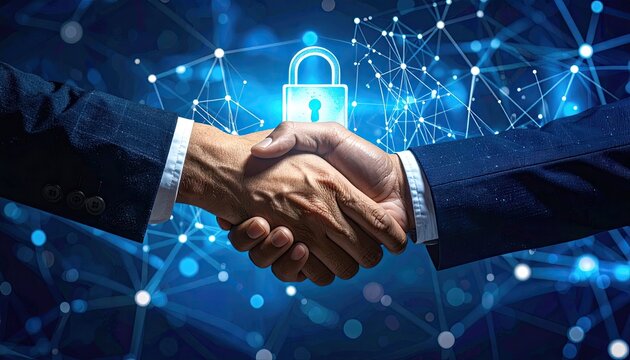 Secure Business Partnership and Digital Trust with Network Technology.