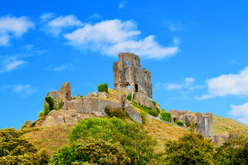 Corfe Castle is a historic fortress located in the village of Corfe Castle in Dorset, England. The castle was built in the 11th century.