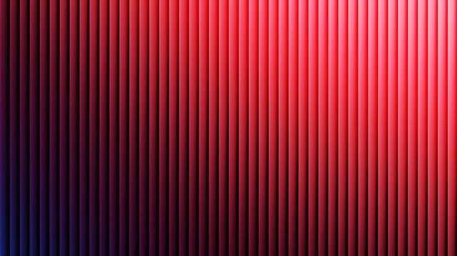 Elegant smooth blue and red gradient background abstract animation with striped fractal glass texture