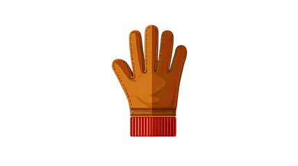 Safety Glove: A close-up shot of a single brown glove, highlighting the texture and design for various protection. 
