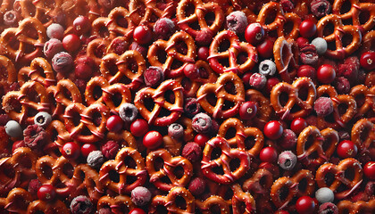 Spiced Cranberry Pretzels