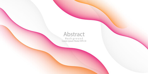 Colorful abstract background with gradient color. Template banner design with liquid shape. Suit for banner, web, poster, pamflet, brochure and presentation