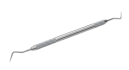 Dental Scaling Instrument Stainless Steel Double-Ended Dental Tool for Professional Dental Cleaning