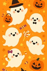 Fototapeta premium ハロウィーンイラスト