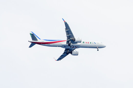 Nice France October 26 2025 MEA Middle East Airlines airplane on tarmac at airport