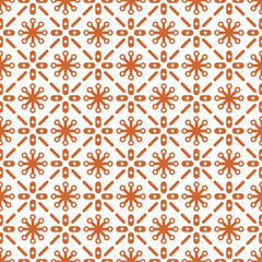 Seamless abstract geometric pattern in Batik style