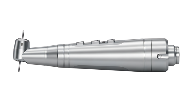 Medical Surgical Robot Arm in Silver with Multiple Joints and Attachments