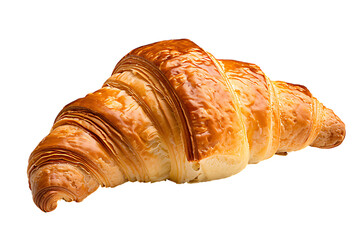 Golden flaky croissant, a delicious buttery pastry perfect for breakfast or a delightful snack, offering pure indulgence and simple joy.