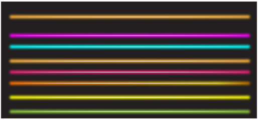 fullcolor neon futuristic line sign isolated on black background. Glow light effect. [Recovered]