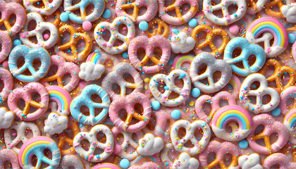 Unicorn Dream Pretzels