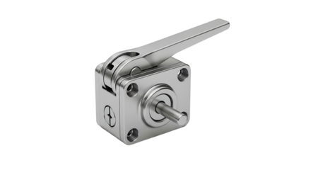 Metal Locking Mechanism with Handle for Security and Locking Systems