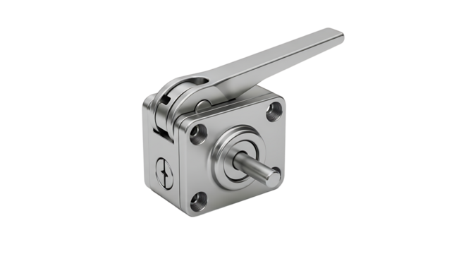 Metal Locking Mechanism with Handle for Security and Locking Systems