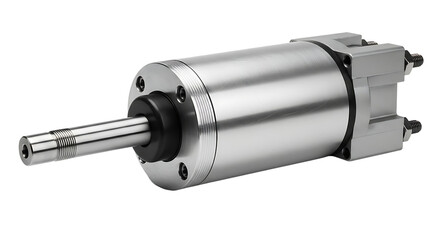 Industrial Electric Motor with Metal Casing and Shaft for Machinery