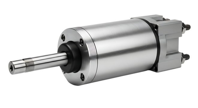 Industrial Electric Motor with Metal Casing and Shaft for Machinery