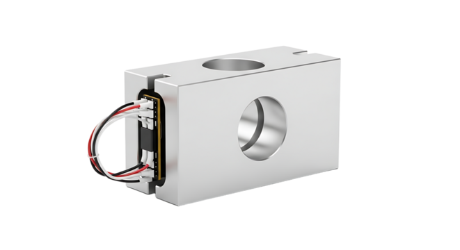 Industrial Linear Actuator Metal Housing with Wires and Motor Components