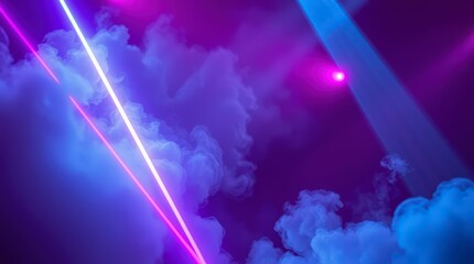 Neon Lights and Smoke