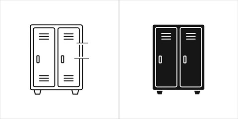 Locker icon, vector illustration design