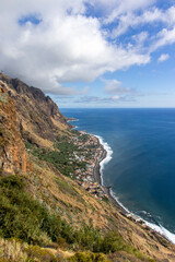 Jardim do Mar is a tranquil coastal village in Madeira, known for its surf waves, cobbled alleys, stone houses, and stunning ocean sunsets framed by dramatic cliffs.
