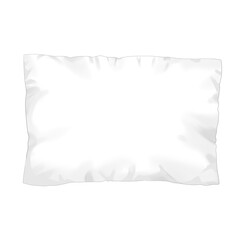 白い枕のイラスト素材　クッション