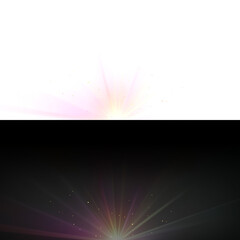 Png glowing diamond prism with rainbow light sparkle shine burst and crystal beam effect lens flare bokeh colorful background optical magic glare refraction