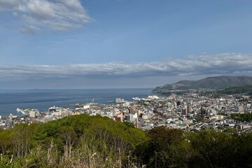 旭展望台から見る小樽の景色