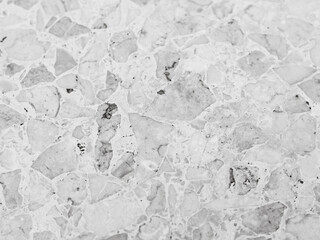 close up of old white marble floor texture