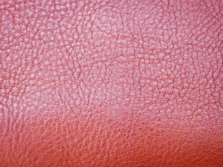 Close up of brown leather background or texture