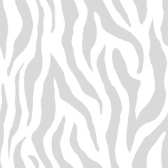 zebra seamless pattern. grey stripped background. abstract organic pattern. vector background for fabric print, wrapping paper, textile and wallpaper.