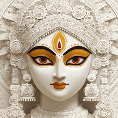 illustration of Goddess Durga