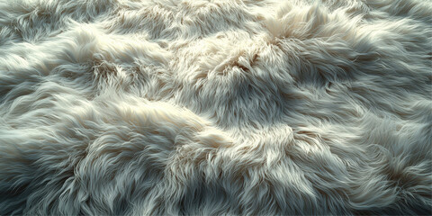 Obraz premium Fluffy Fur Texture. Soft And Luxurious Material For Interior Design And Fashion Isolated On Transparent Background
