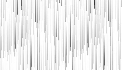 Line pattern. Vertical straight background. Black abstract texture with parallel lines from thick to thin. Vertical straight stripes. 