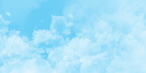 Blue sky in grunge style. A cloud that is in the sky with the bottom right corner. Vector illustration. blue sky and clouds .
