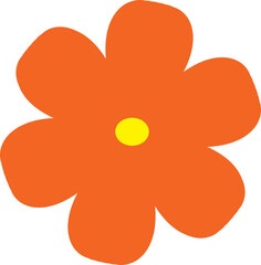 orange flower icon