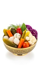 fresh vegetables in a basket