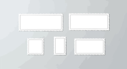 Modern digital display screens mockup on gray background