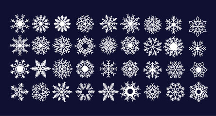 christmas background with snowflakes