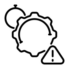 Exchange icon, line icon style