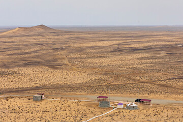 agricultural landscape in the desert