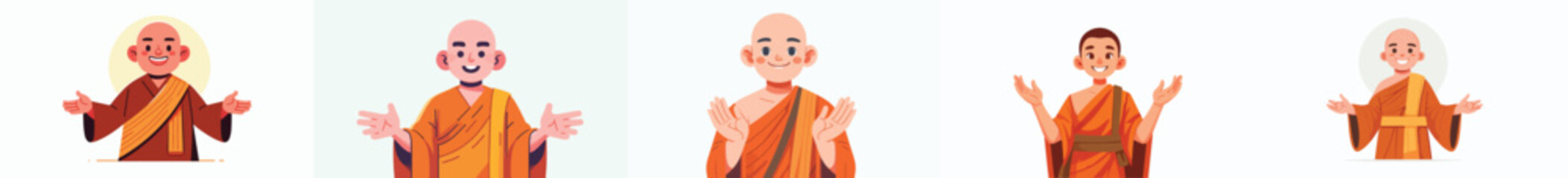 vector a monk says hello