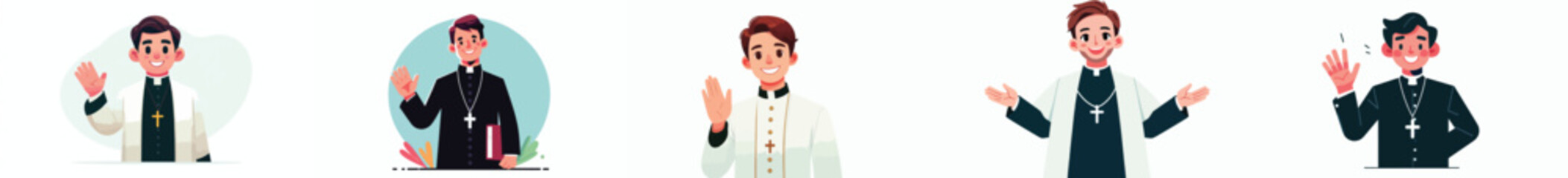 vector a pastor says hello