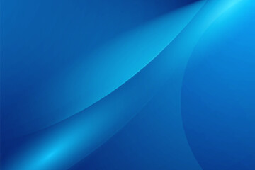 Vibrant blue abstract gradient light rays flowing curves modern background